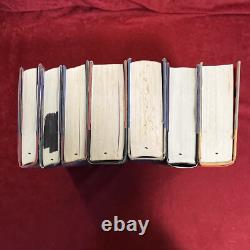 Harry Potter Complete Hardcover Lot Set Books 1-7 withsome Receipts And Lanyard ID