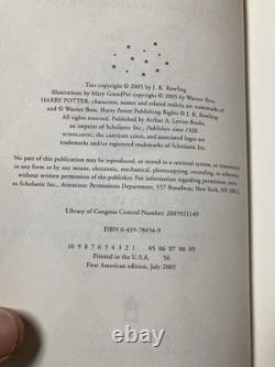 Harry Potter Complete Hardcover Set 1-7 BOOKS 5, 6, 7 ARE 1ST ED/1ST PRINT
