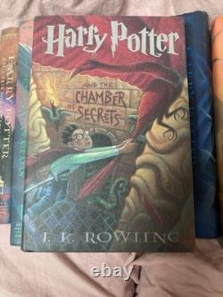 Harry Potter Complete Hardcover Set 1-7 BOOKS 5, 6, 7 ARE 1ST ED/1ST PRINT