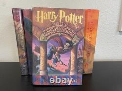 Harry Potter Complete Hardcover Set 1-7 Rowling 3 First Printings Dust Jackets