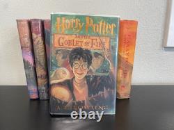Harry Potter Complete Hardcover Set 1-7 Rowling 3 First Printings Dust Jackets