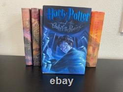 Harry Potter Complete Hardcover Set 1-7 Rowling 3 First Printings Dust Jackets
