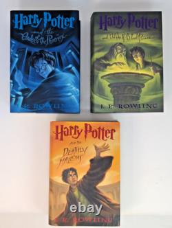 Harry Potter Complete Hardcover Set 1-7 True First Editions With Errors