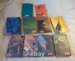 Harry Potter Complete Hardcover Set 10 Books First Edition Dust Jackets