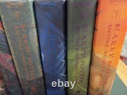 Harry Potter Complete Hardcover Set Books 1-7 1st Ed +3 Extra Books +2 Banners