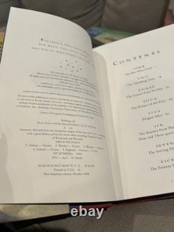 Harry Potter Complete Hardcover Set Books 1-7 American Edition J. K. Rowling