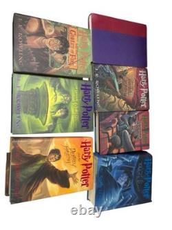 Harry Potter Complete Hardcover Set Books 1-7 American J. K. Rowling Beedle Bard