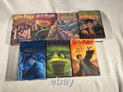 Harry Potter Complete Hardcover Set Books 1-7 Set First Edition (J. K. Rowling)