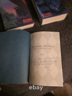 Harry Potter Complete Hardcover Set Books 1-7 Set First Edition (J. K. Rowling)