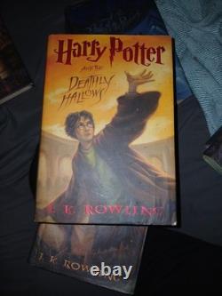 Harry Potter Complete Hardcover Set Books 1-7 Set with Dust Jackets J. K. Rowling