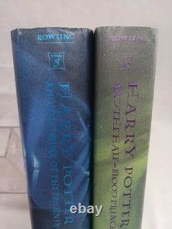 Harry Potter Complete Hardcover Set Books 1-8 J. K. Rowling some 1st Printing B