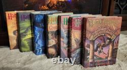 Harry Potter Complete Hardcover Set Books Lot 1-7 J. K. Rowling withDust Jackets