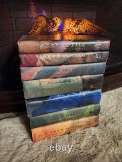 Harry Potter Complete Hardcover Set Books Lot 1-7 J. K. Rowling withDust Jackets