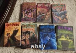 Harry Potter Complete Hardcover Set Books Lot 1-7 J. K. Rowling withDust Jackets