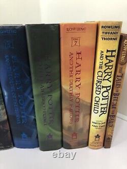 Harry Potter Complete Hardcover Set First Edition/Extra (J. K. Rowling) LOT OF 9