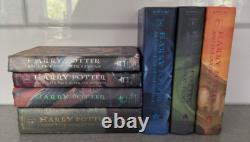 Harry Potter Complete Hardcover With DJ Book Set Lot 1-7 First Am. Edition