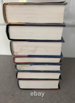 Harry Potter Complete Hardcover With DJ Book Set Lot 1-7 First Am. Edition