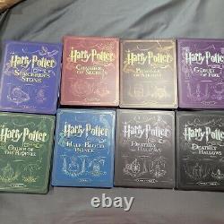 Harry Potter Complete STEELBOOK Blu-ray Collection No Digital