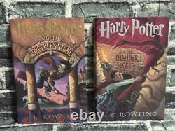 Harry Potter Complete Series 1-7 Book Set Lot Hardcover First American Ed. VGUC