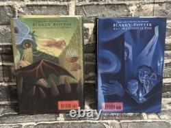 Harry Potter Complete Series 1-7 Book Set Lot Hardcover First American Ed. VGUC