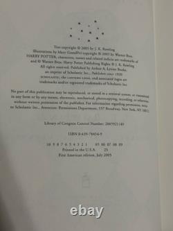 Harry Potter Complete Series 1-7 Book Set Lot Hardcover First American Ed. VGUC
