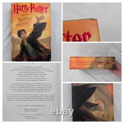 Harry Potter Complete Series 1-7 Book Set Lot Hardcover First American Edition