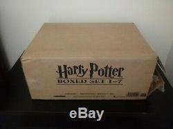 Harry Potter Complete Series 1-7 J. K Rowling Book Set Boxed HardCover Chest