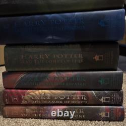 Harry Potter Complete Series 1-7 J. K. Rowling Hardcover Set with Dust Jacket