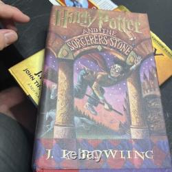 Harry Potter Complete Series 1-7 Set + Cursed Child Hardback All 1st Editions
