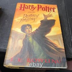 Harry Potter Complete Series 1-7 Set + Cursed Child Hardback All 1st Editions