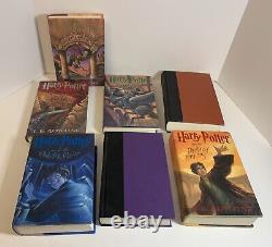 Harry Potter Complete Series 1-7 Set Rowling Hardcover First American Edition L2