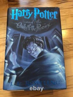 Harry Potter Complete Series 1-7 set Rowling hardback All 1st Editions & Extra