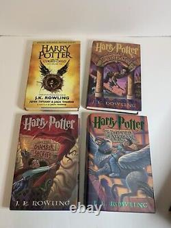 Harry Potter Complete Series 1-8 Set Rowling Hardcover First American Edition L3