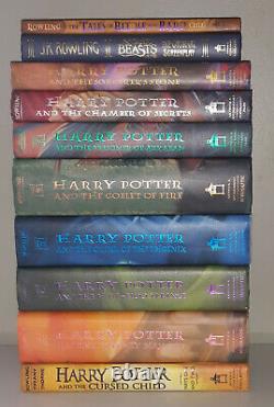 Harry Potter Complete Series (10 books) JK Rowling 1st Ed/1st Print US Hardcover
