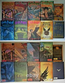 Harry Potter Complete Series (10 books) JK Rowling 1st Ed/1st Print US Hardcover