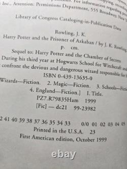 Harry Potter Complete Series American First Editions Hard Covers Unread A++ Cond