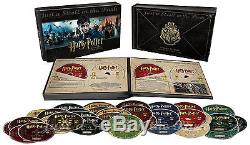 Harry Potter Complete Series Hogwarts Collectors Edition BluRay + DVD Boxed Set