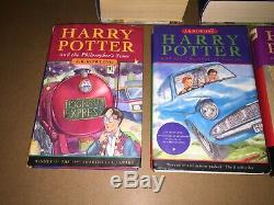 Harry Potter Complete Set 1 7 1st First Edition Hardback Books 1st Print