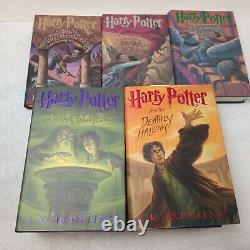 Harry Potter Complete Set 1-7 American 1st Edition Hardcover Hogwarts JK Rowling