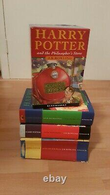 Harry Potter Complete Set 1-7 Bloomsbury Lot of 7 JK Rowling 1st. Ed. Rare BOX
