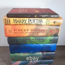 Harry Potter Complete Set 1-7 + Cursed Child + Quidditch J. K. Rowling HC DJ