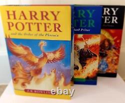 Harry Potter Complete Set 1-7 Hardcover Bloomsbury Raincoast by J K Rowling
