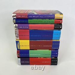 Harry Potter Complete Set 1-7 Hardcover Bloomsbury by J K Rowling Near Fine