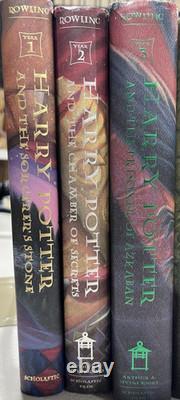 Harry Potter Complete Set 1-7 Hardcover First American Edition Rowling withextra 2