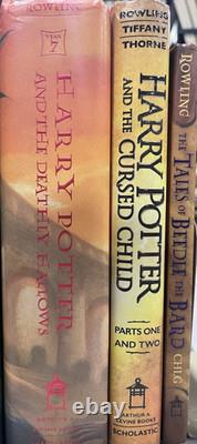 Harry Potter Complete Set 1-7 Hardcover First American Edition Rowling withextra 2