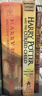 Harry Potter Complete Set 1-7 Hardcover First American Edition Rowling withextra 2