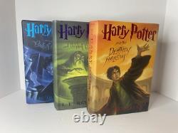 Harry Potter Complete Set 1-7 J. K. Rowling Hard Cover 1st American Editions