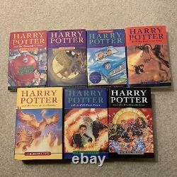 Harry Potter Complete Set 7 Hardcover Paperback Books Lot Bloomsbury Raincoast