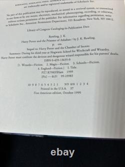 Harry Potter Complete Set ALL 1st American Edition with ERRORS