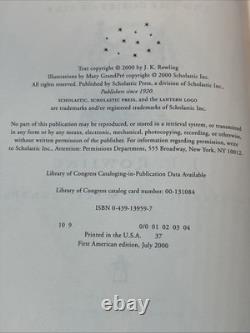 Harry Potter Complete Set ALL 1st American Edition with ERRORS